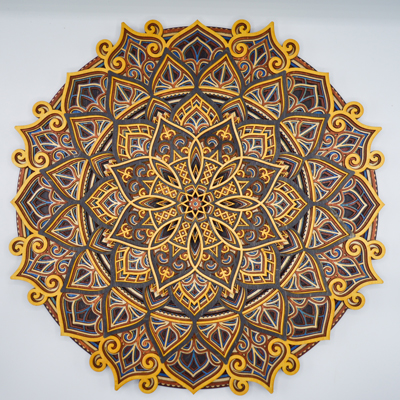 Karen DeGuire, wood and paint, at Cathy Gregory